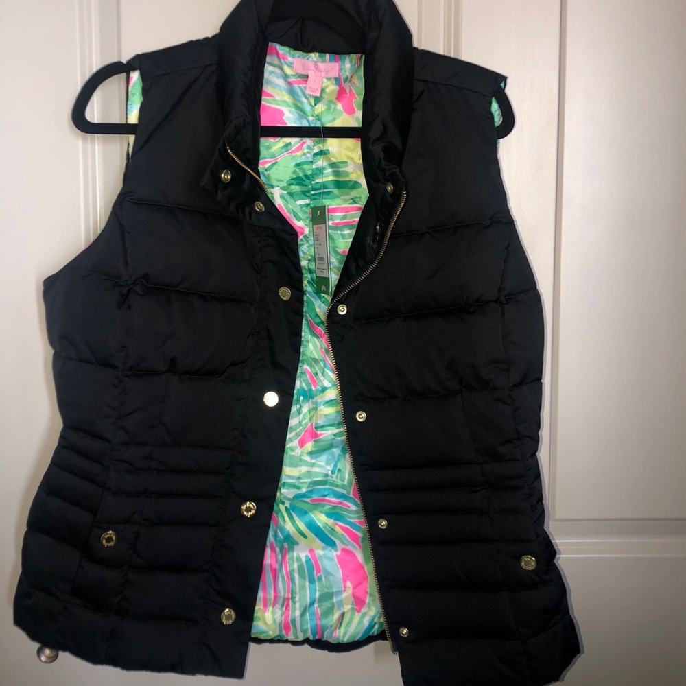 Lilly Pulitzer black Isabelle Vest!